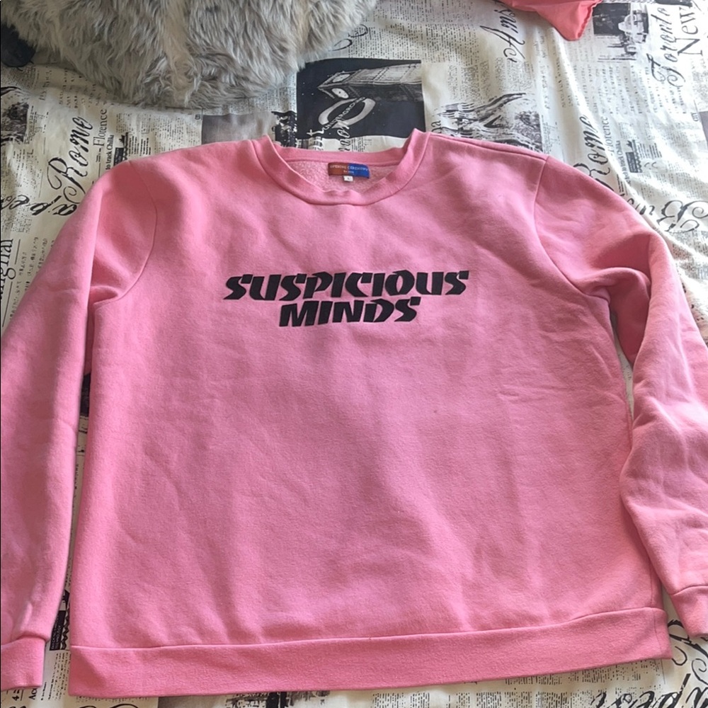 Opening Ceremony Suspicious Minds Pink Sweater